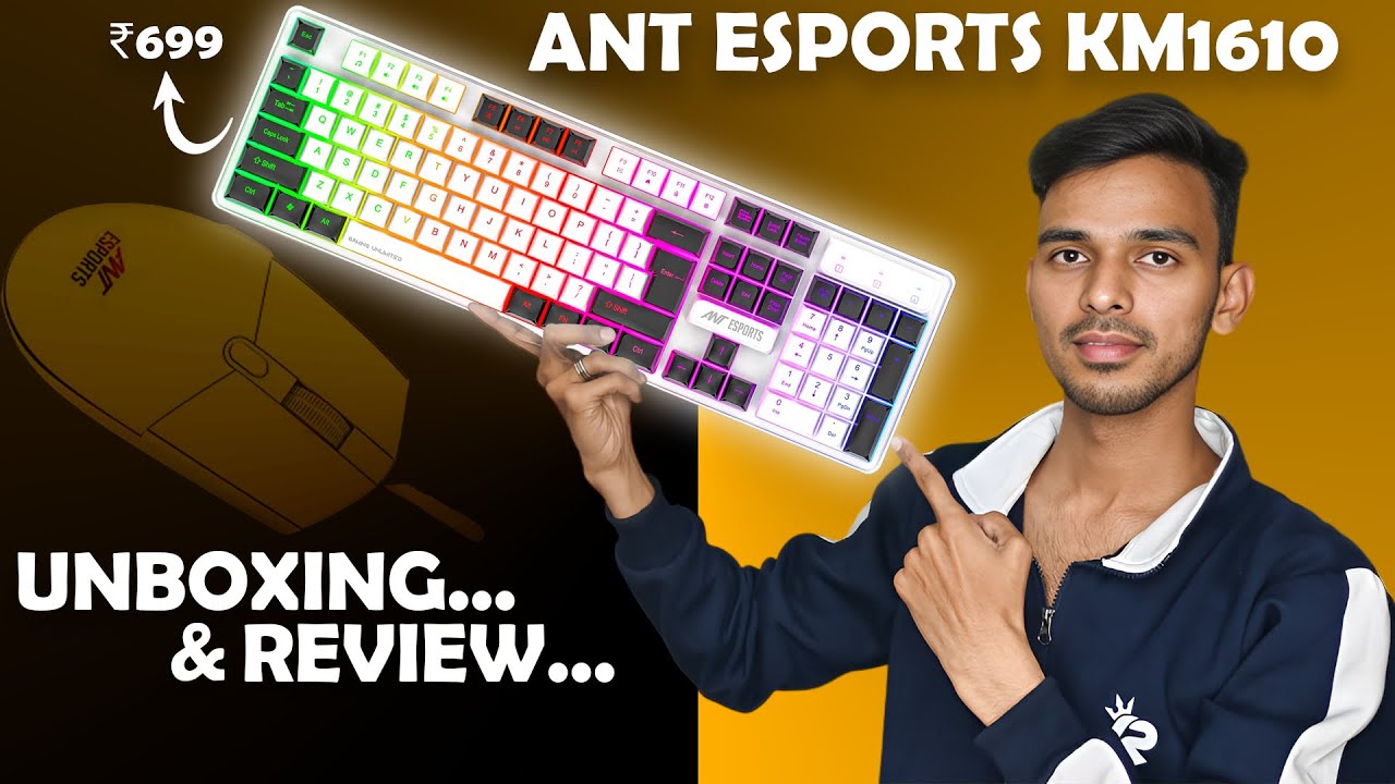 Ant Esports KM1610 LED Keyboard and Mouse Combo Review – Worth ₹699?