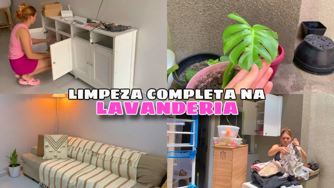 ARMÁRIO NA LAVANDERIA 🙌🏼 | DECOR NA SALA | ORGANIZAÇÃO…