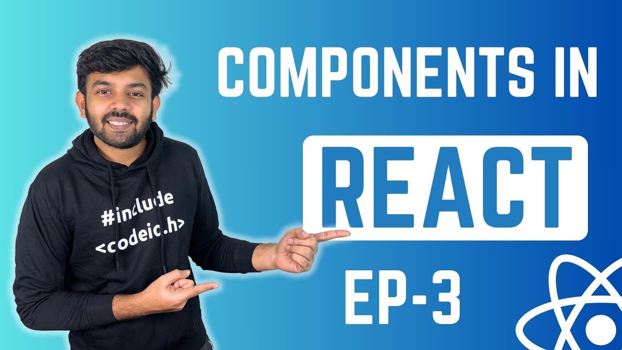 React components | React Ep-3 | code io - Tamil