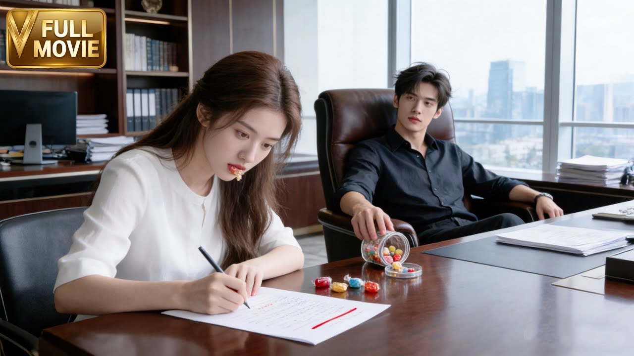 【MOVIE】女孩偷吃總裁的糖，結果竟被霸總罰做一整套試卷！#中國電視劇 #drama #霸道总裁
