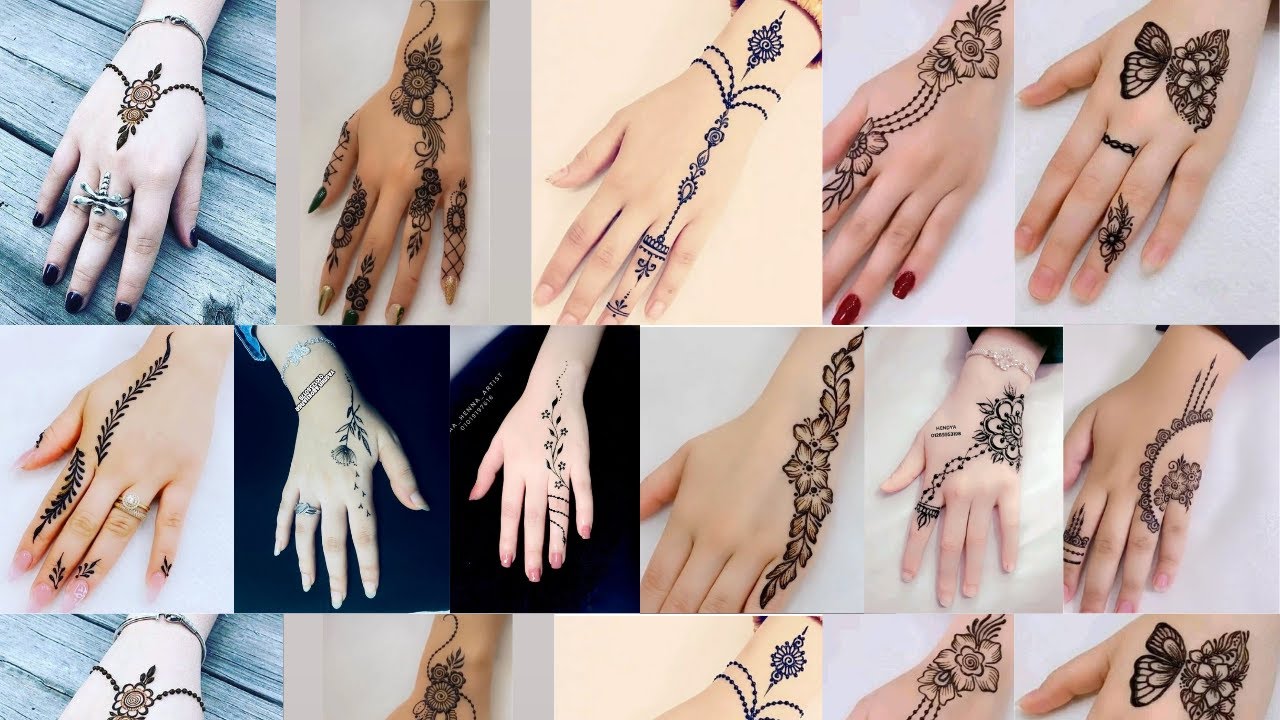 Unique modern Mehndi Design #mehndidesign #hinamehndidesign