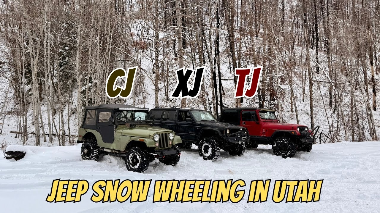 Which Jeep Will Make It To The Top? Utah Snow Wheeling