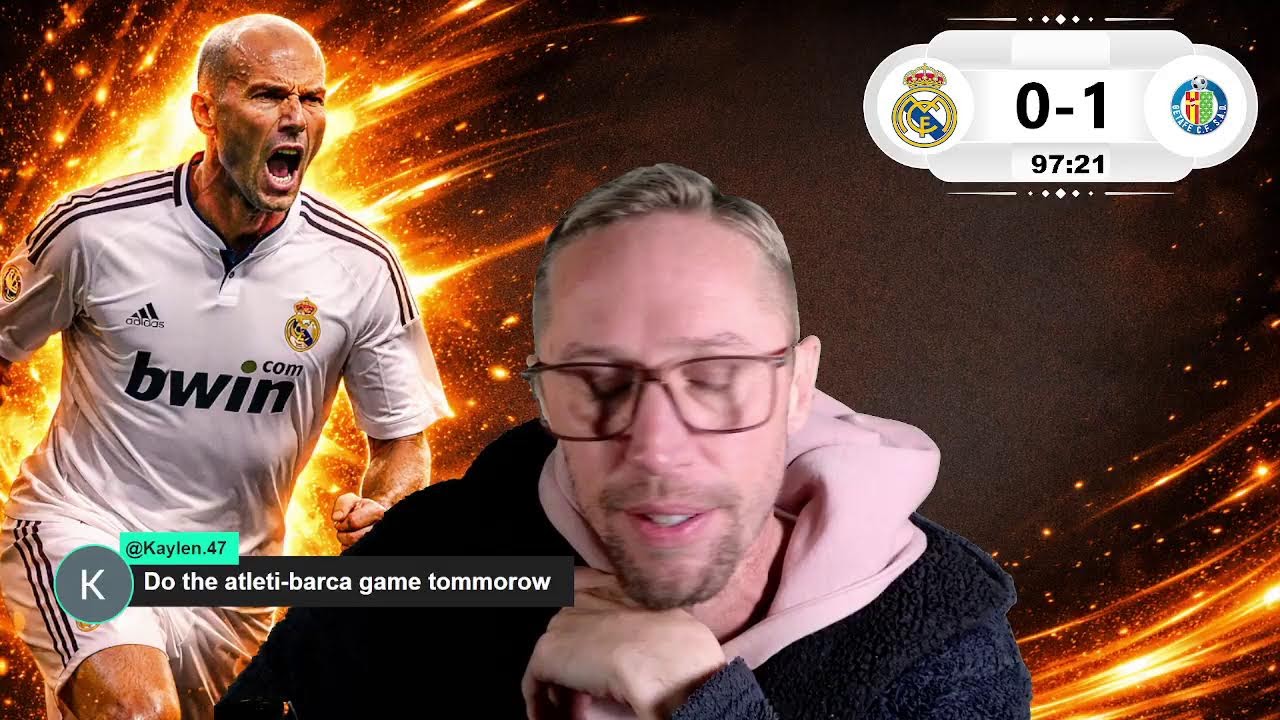 REAL MADRID VS GETAFE LIVE LA LIGA WATCHALONG