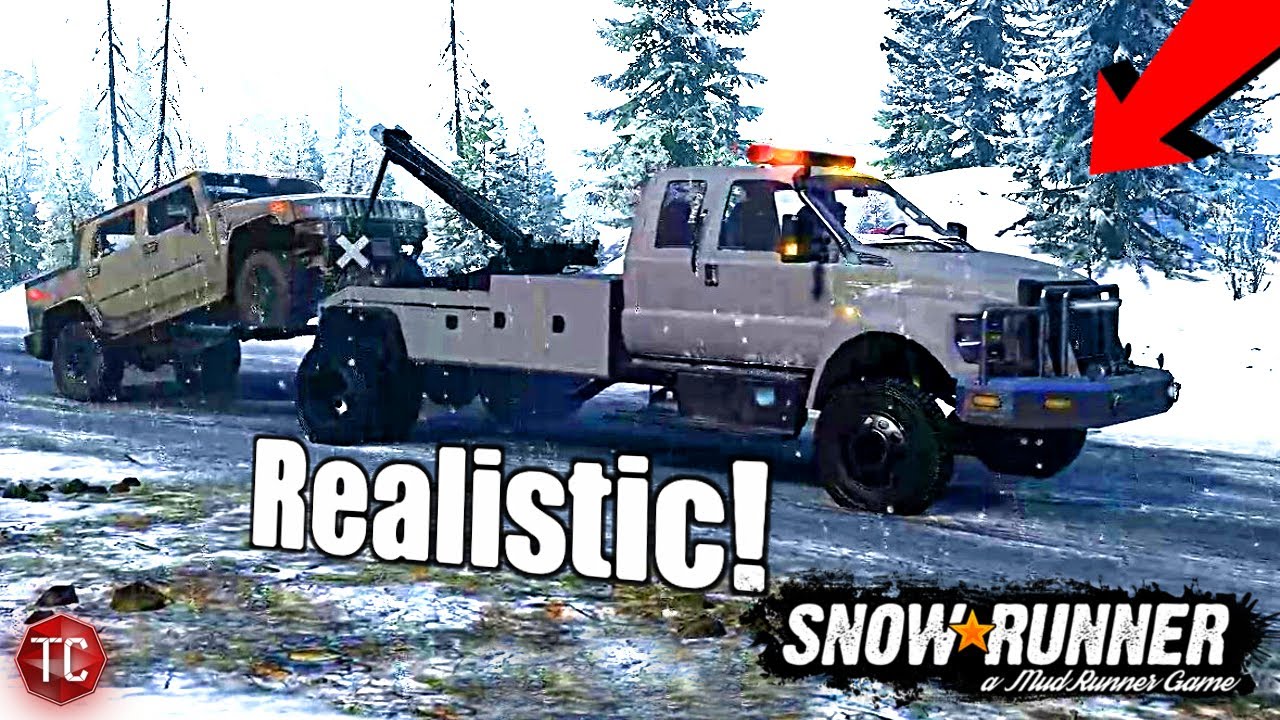 SnowRunner: A REALISTIC (Working!) WRECKER BODY is FINALLY HERE!