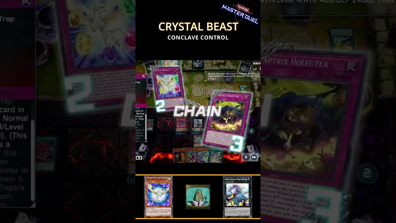 Crystal Beast Combo - Conclave Control Yugioh! Master Duel Ranked 