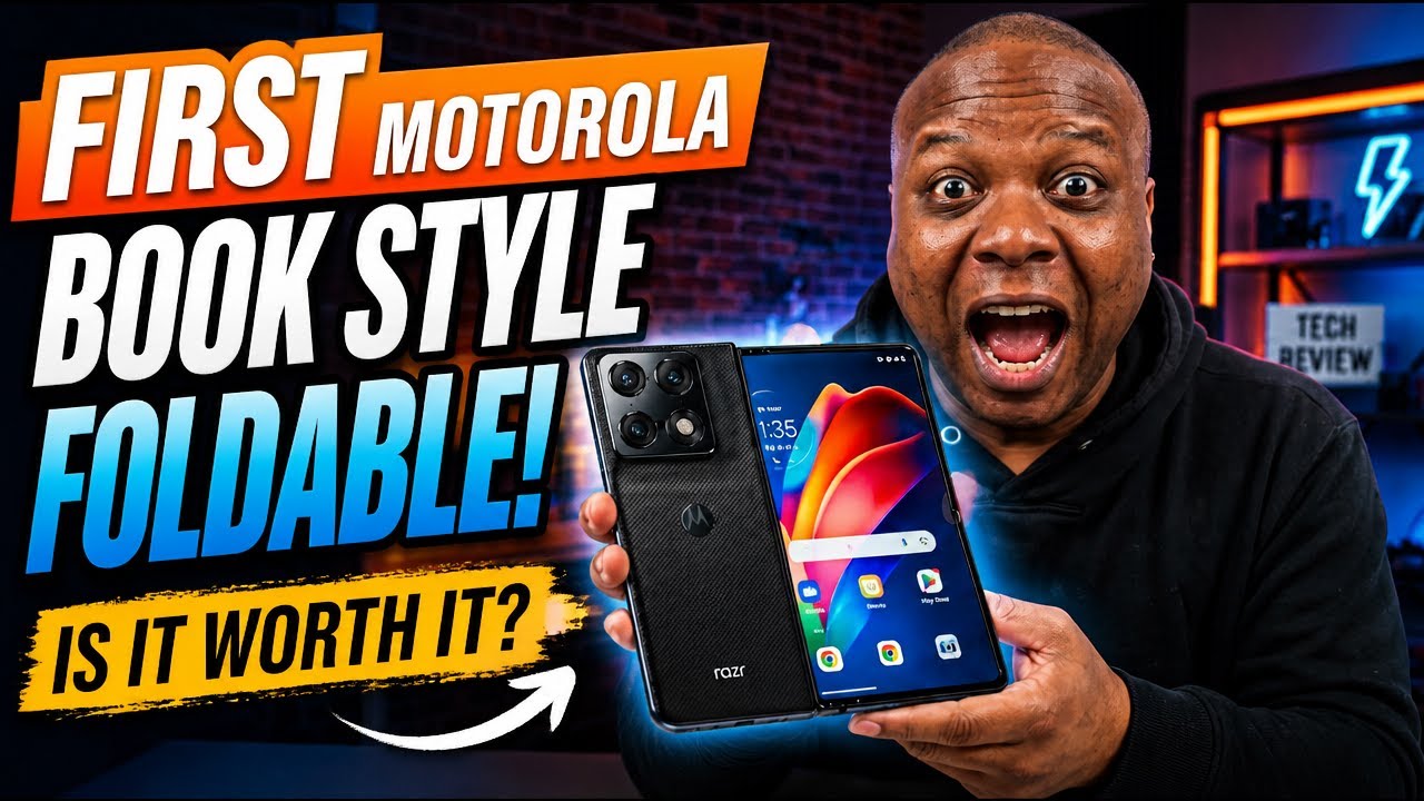 Первый складной смартфон Motorola в формате &laquo;книжки&raquo; | Стоит ли он того?