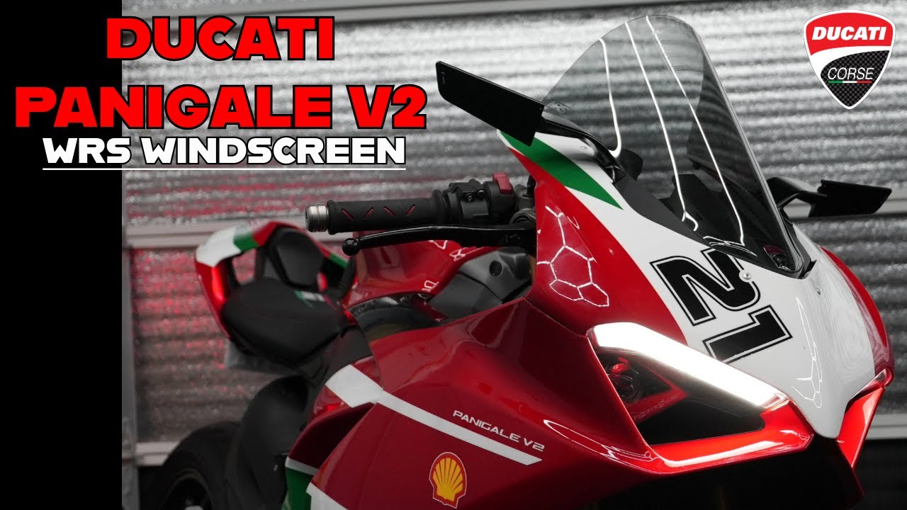 Установка ветрового стекла на Ducati Panigale V2 WRS