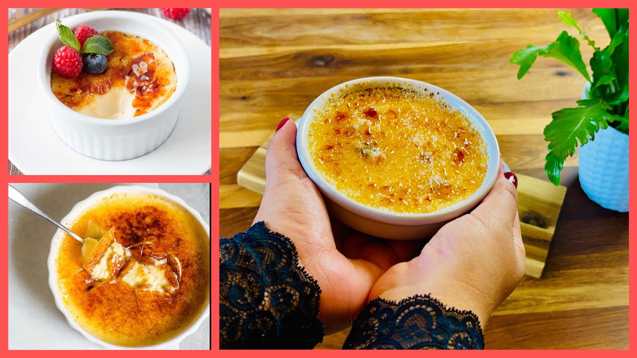 وصفة المطاعم باسهل طريقة(كريم بروليه)