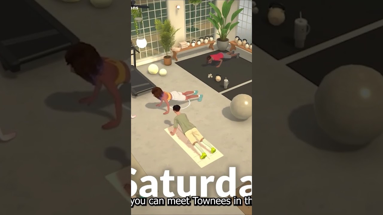 Paralives Exercise 🟡 #paralives #gaming #gameplay #cozygames #simulation  #simulationgames