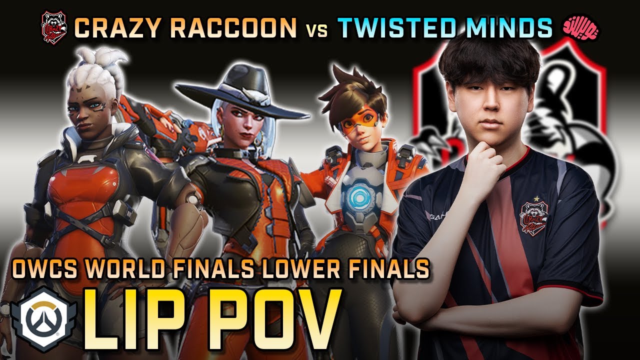 [ Lip ] A TRULY Worthy Opponent | Crazy Raccoon vs Twisted Minds | OWCS World Finals Lower Finals