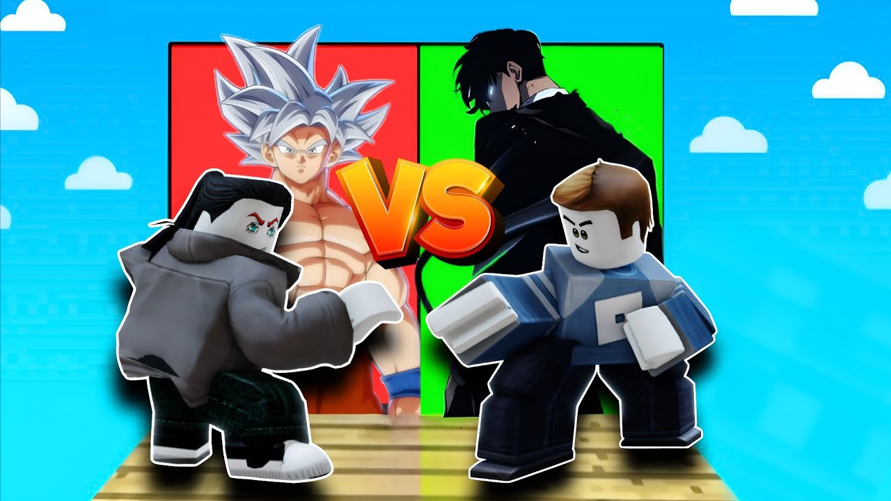 Fight for favourite anime in roblox | rj rock