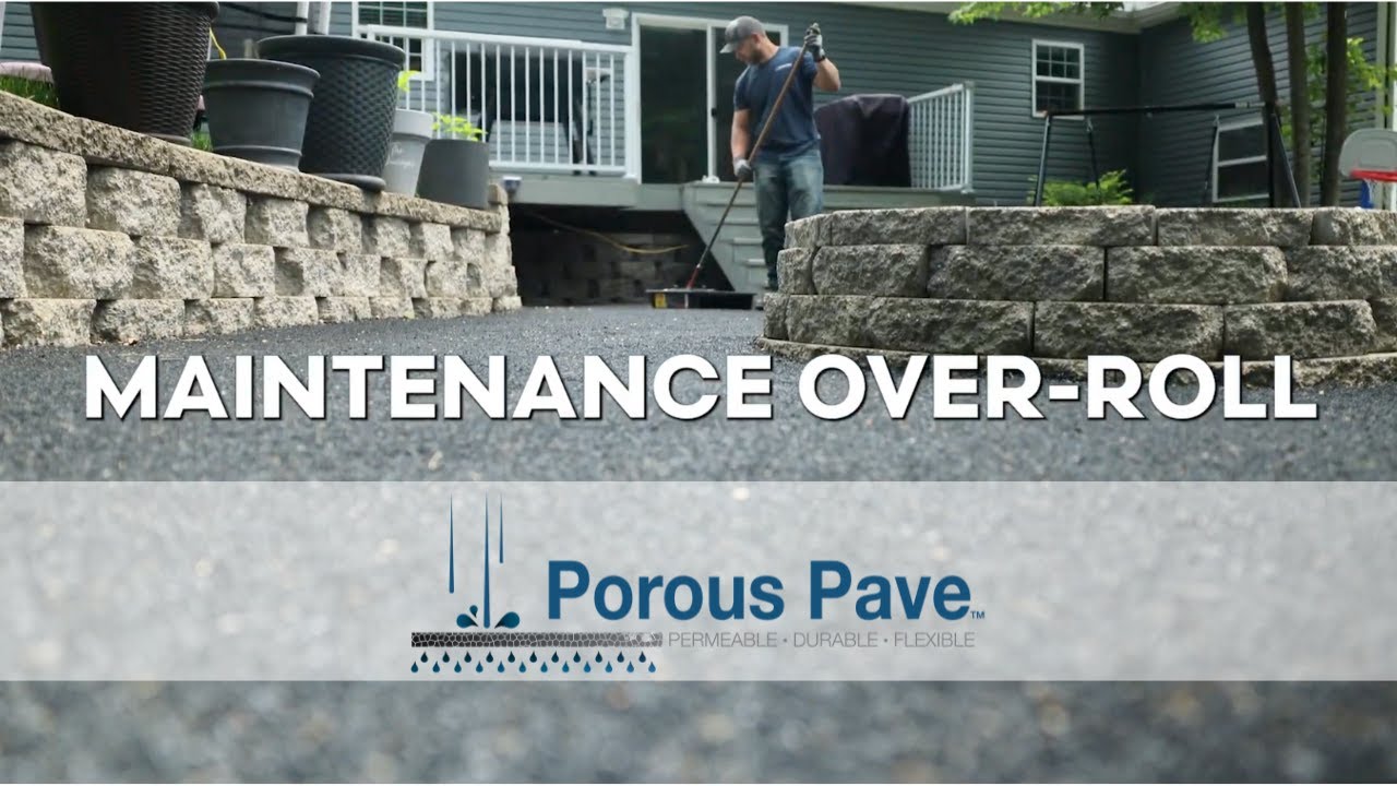How to Maintain Porous Pave | Over-Roll Maintenance Process Explained