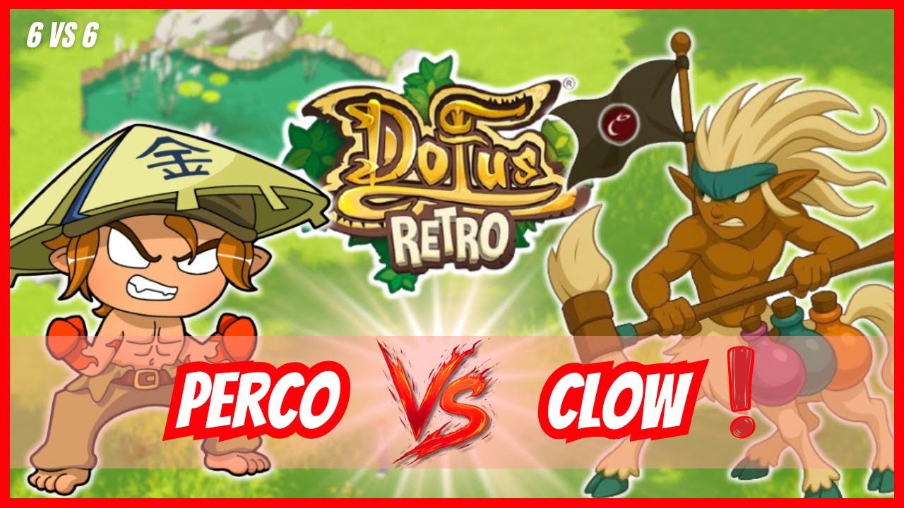 DOFUS : ATTAQUE PERCO vs CLOW