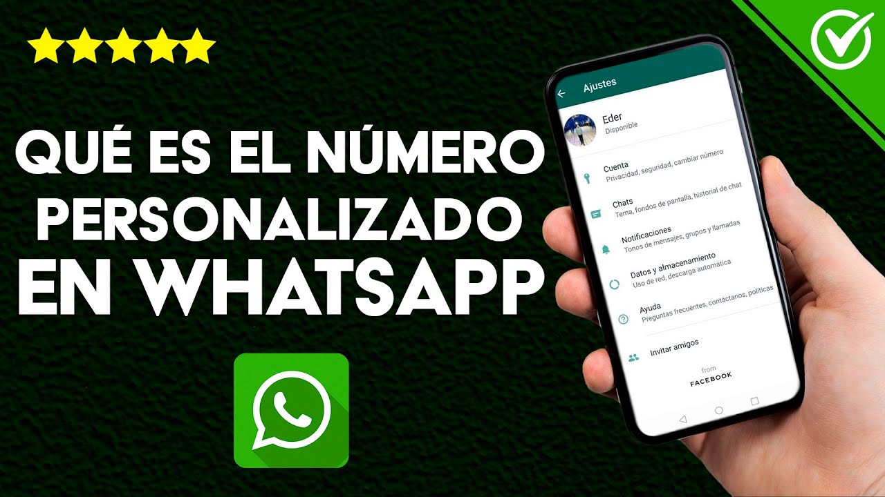 &iquest;Qu&eacute; significa 'WHATSAPP PERSONALIZADO'? N&uacute;mero Personalizado en WhatsApp