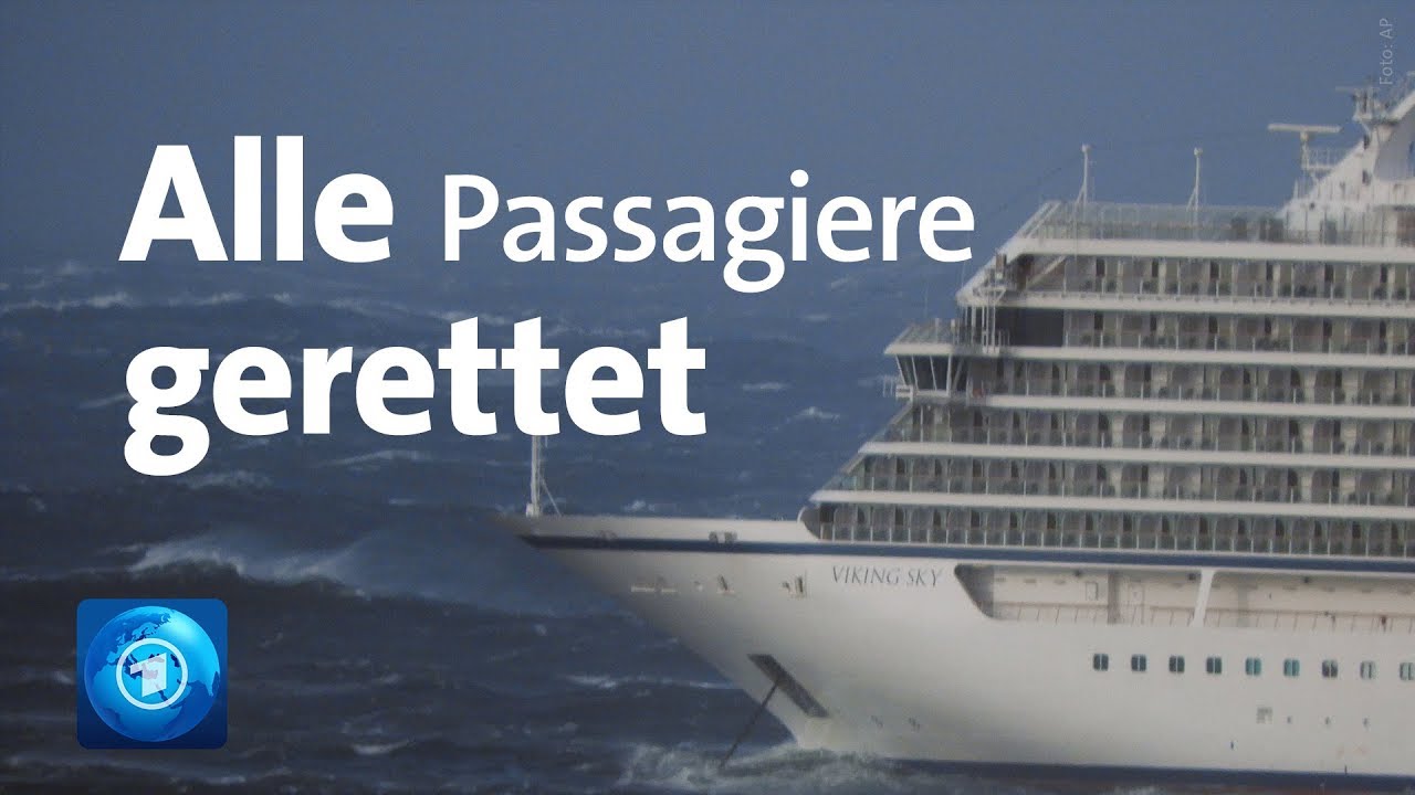 Kreuzfahrtschiff in Seenot: Alle Passagiere der 