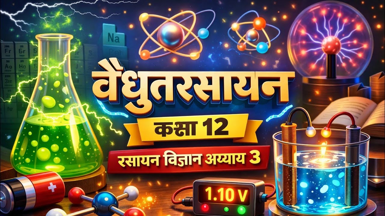 Class 12 Chemistry One Shot ⚡ | वैद्युत रसायन (Vidhutrasayan) | Chapter 3 हिंदी में