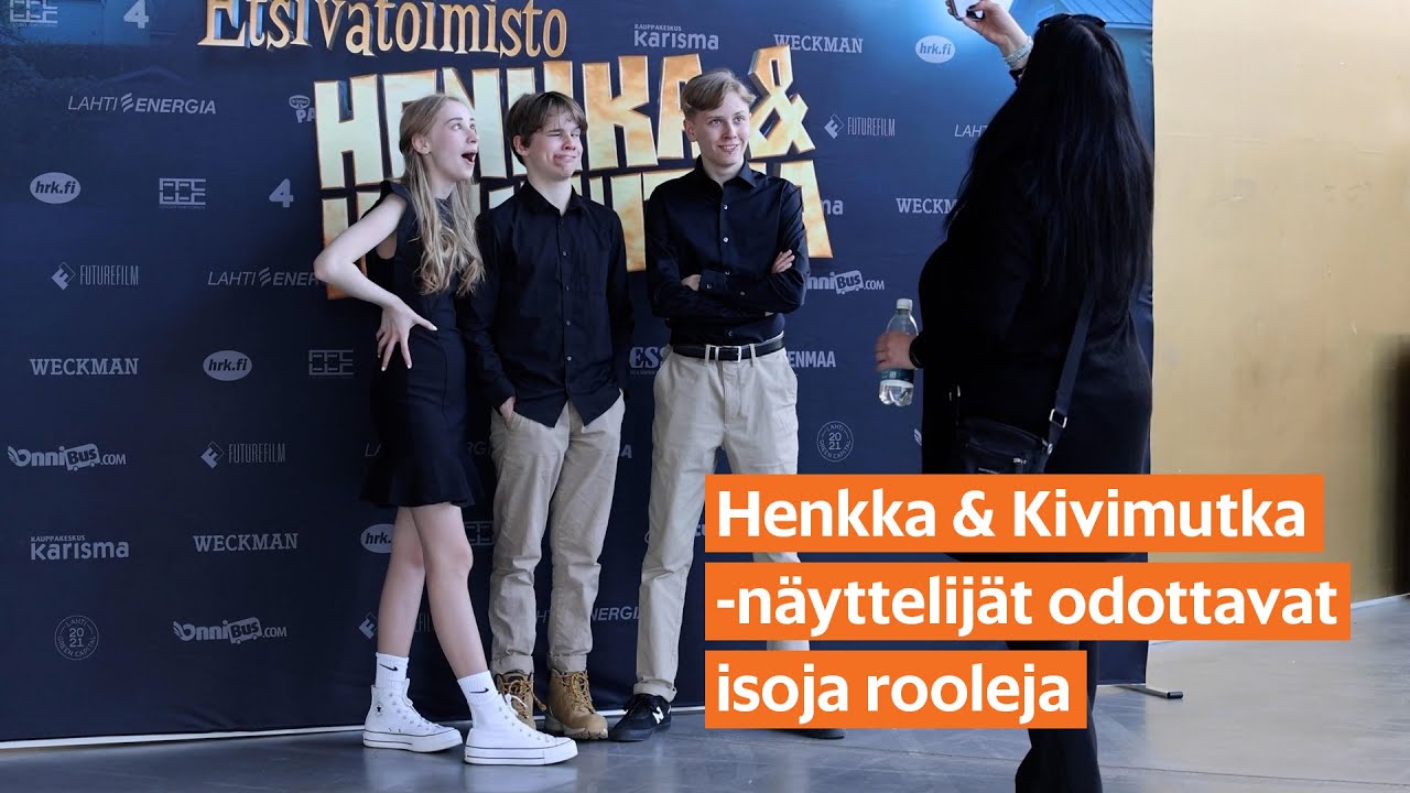 Henkka & Kivimutka -näyttelijät ovat valmiina suurin rooleihin
