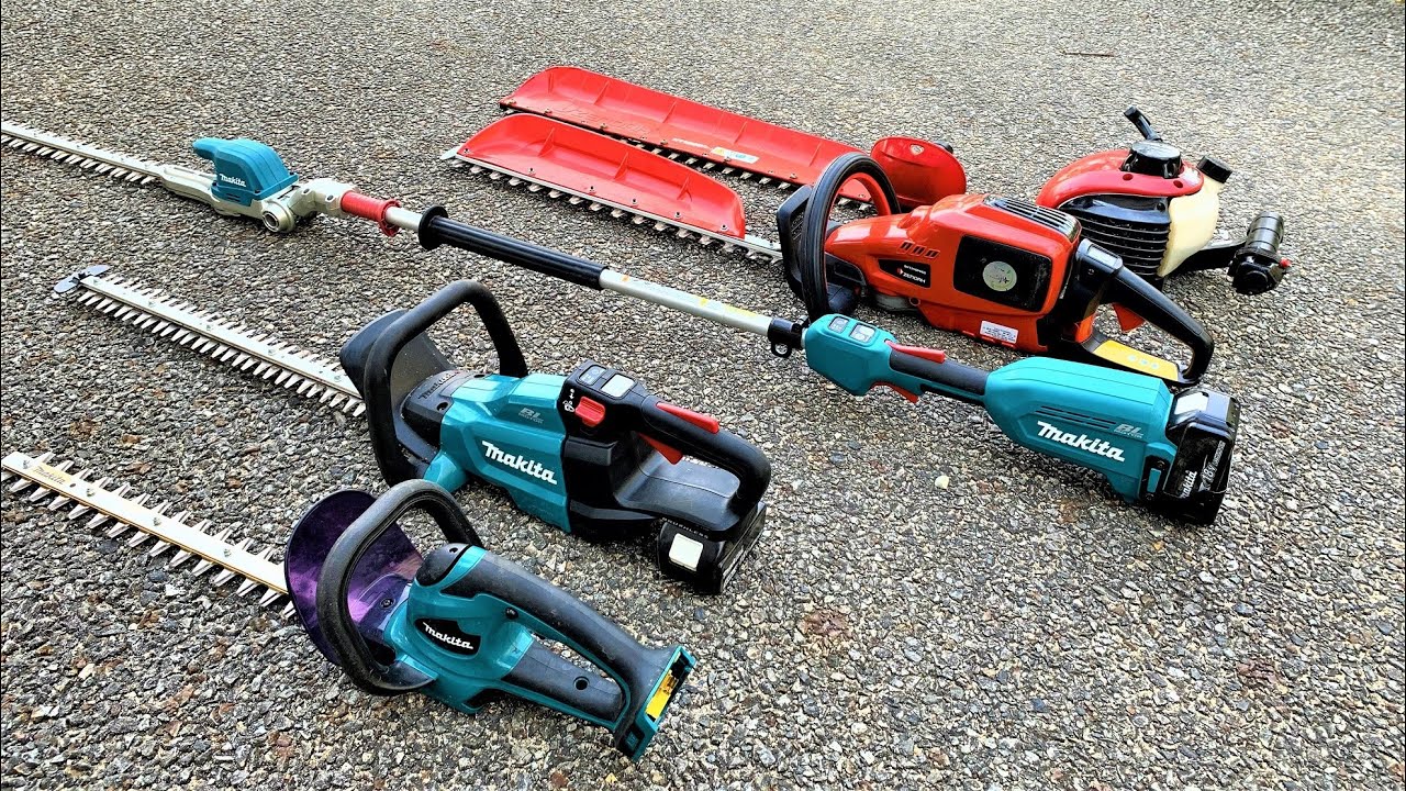 色々なバリカン・ヘッジトリマーでカイヅカイブキ等を刈り込んでみた♪