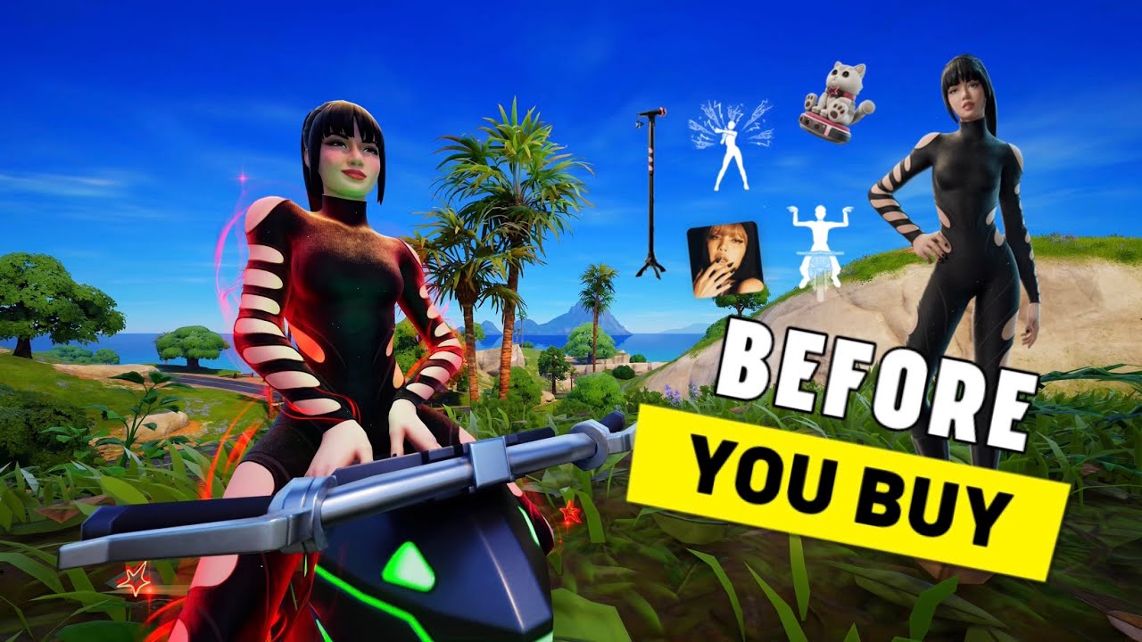 ИГРОВОЙ ПРОЦЕСС LISA BUNDLE | BLACKPINK x FORTNITE (перед покупкой)