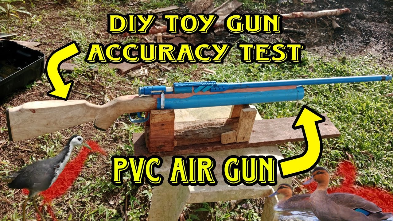 DIY pvc toy air gun accuracy test ( butas ang shoes glue) | dang adventure ph