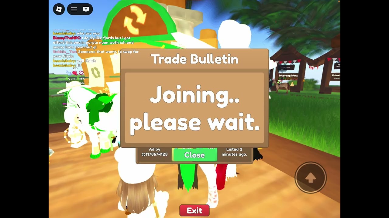 Trading! ( sorry about my mum)