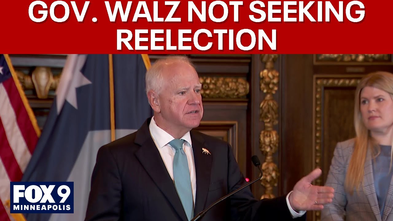 Minnesota Gov. Tim Walz drops out of governor&rsquo;s race