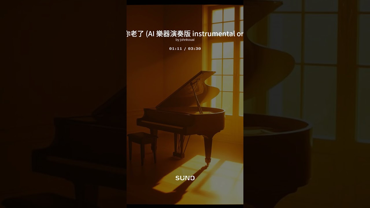 當你老了 作詞：葉芝 趙照 作曲：趙照 (AI 樂器演奏版 instrumental only)