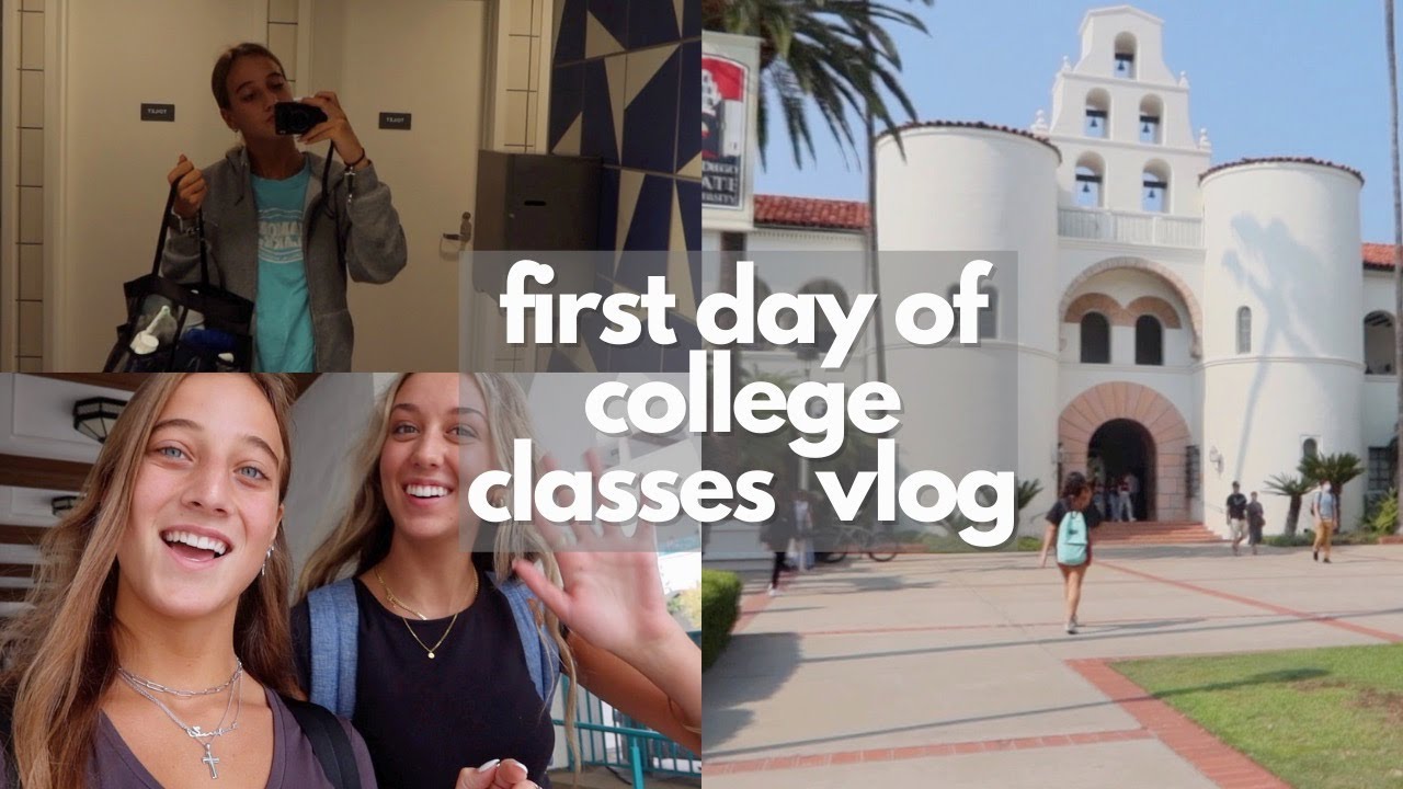 vlog: first day of college classes!! {san diego state university}