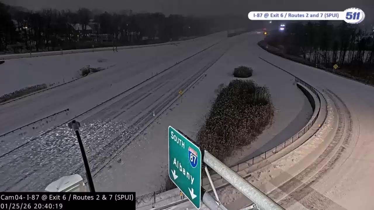 A live look at conditions outside, ahead of our 9PM newscast