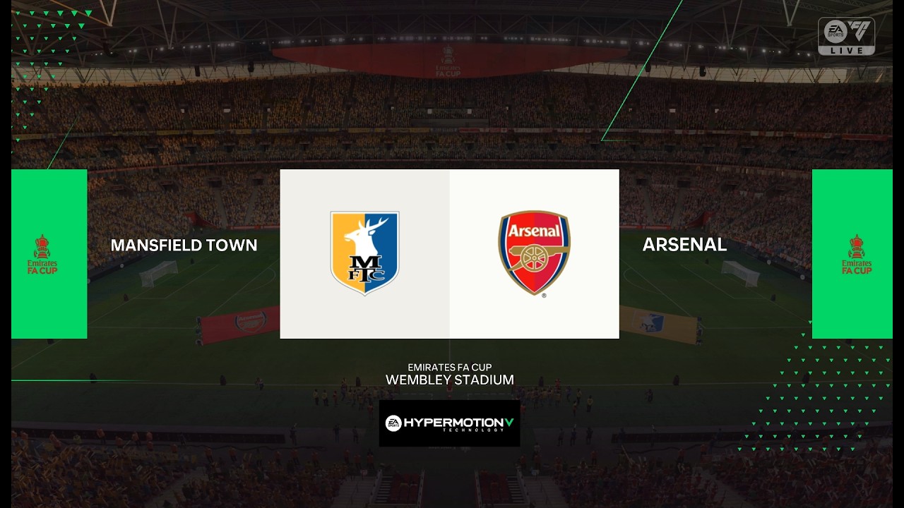 FC26- Mansfield Town vs Arsenal | FA Cup Fifth Round 2025/26