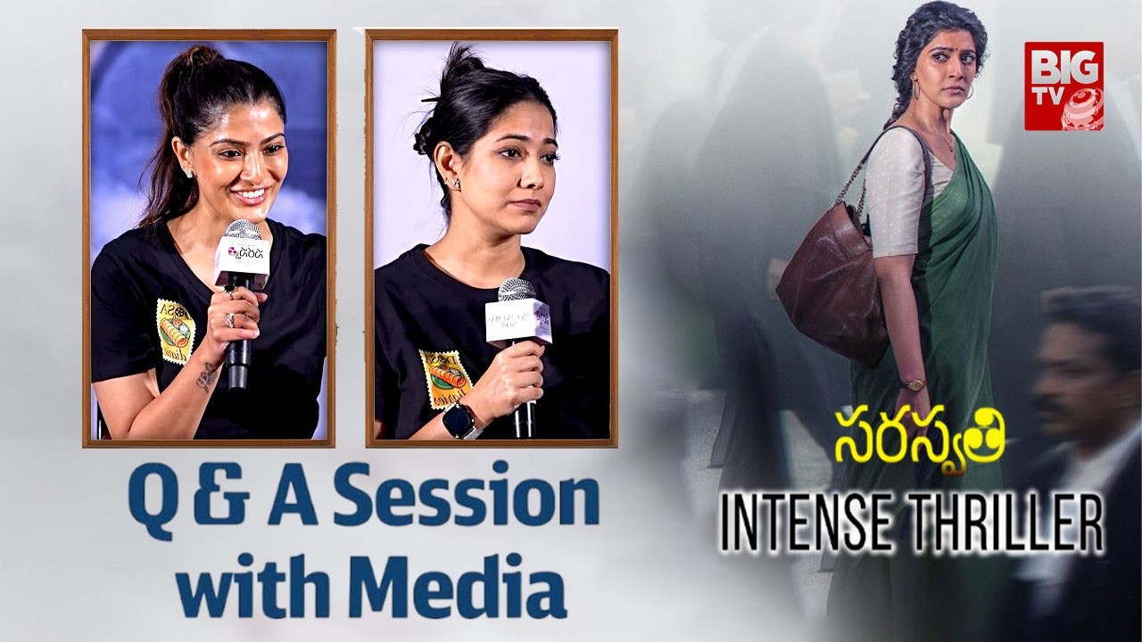 Q&A Session With Media | Saraswathi Movie Thank You Meet | Varalaxmi SarathKumar || BIG TV ET