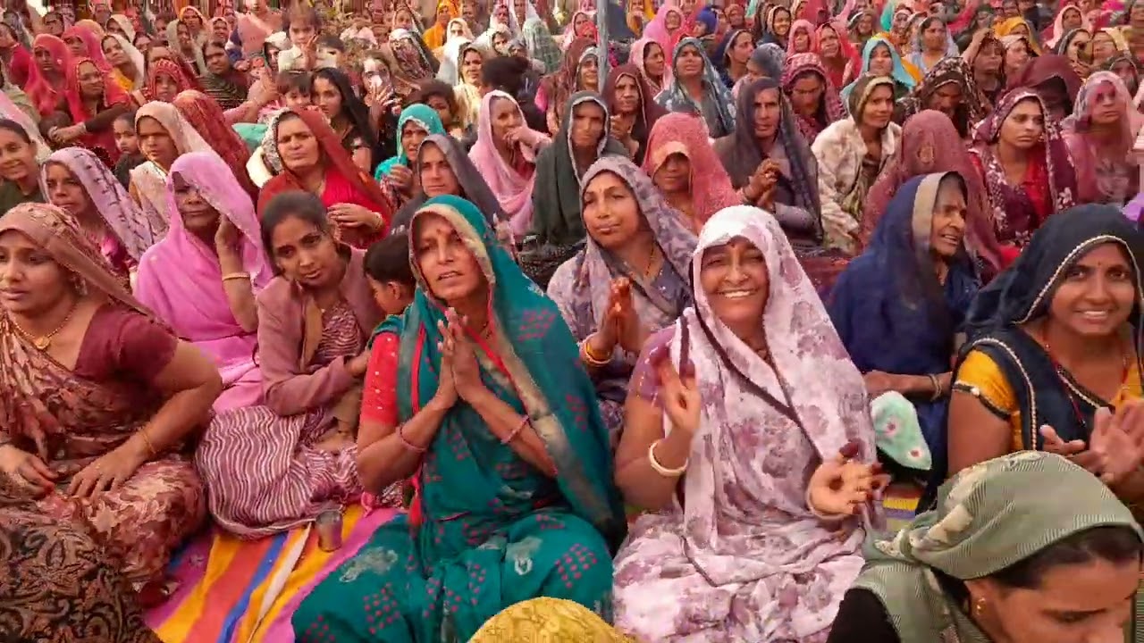 ढाबला गूर्जर. शामगढ..श्री खेडापति हनुमान मंदिर प्रांगण मे श्री मदभागवत कथा......