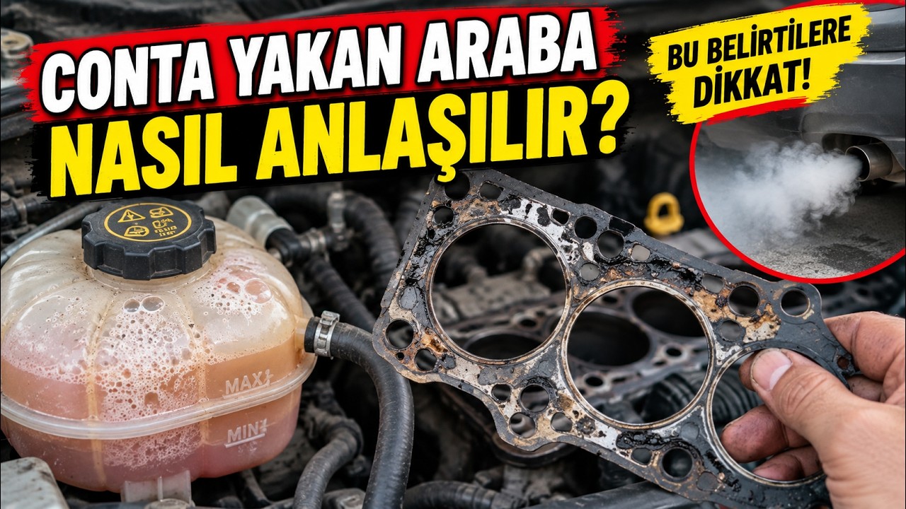 Conta Yakan Araba Nasıl Anlaşılır? Conta Neden Yanar? Conta Yanarsa Ne Olur