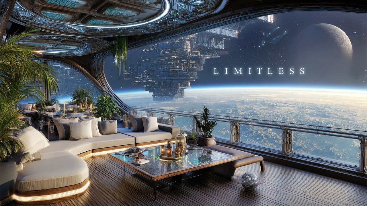 Limitless: Relaxing Ambient Sci Fi Music 🎧 for Summer Space Departures (Binaural Beats 3Hz)