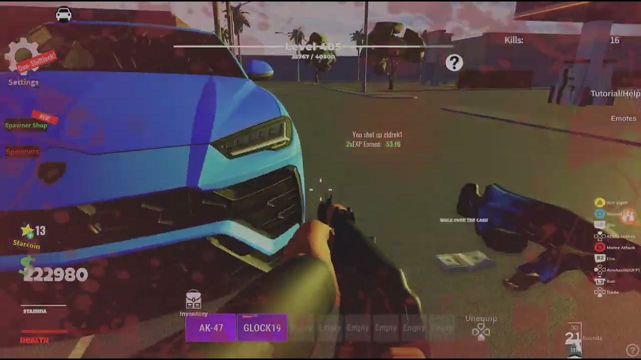 Ak-47 Street shootout raid vid reg suppresed Ak47