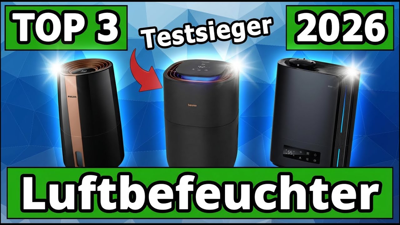 Welchen Luftbefeuchter kaufen? (Top 3 Vergleich inkl. Testsieger)