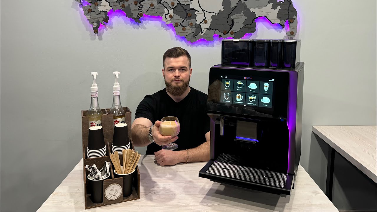 Обзор кофемашины Dr. Coffee Center! Варим эспрессо, американо, латте и моккачино
