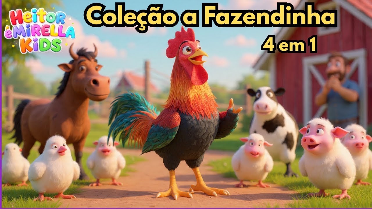 Coleção a fazendinha os mais assistidos #heitoremirellakids 