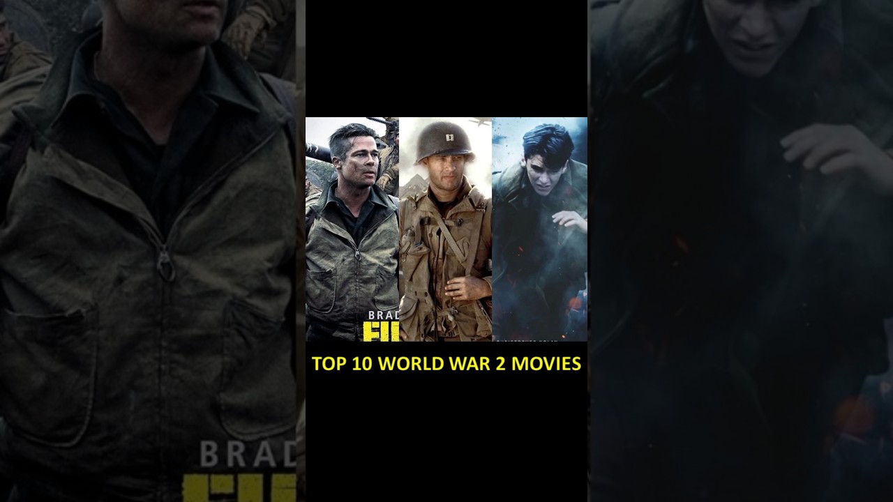 Top 10 Best World War 2 Movies 🎥 | Must-Watch WW2 Films for History & War Movie Fans