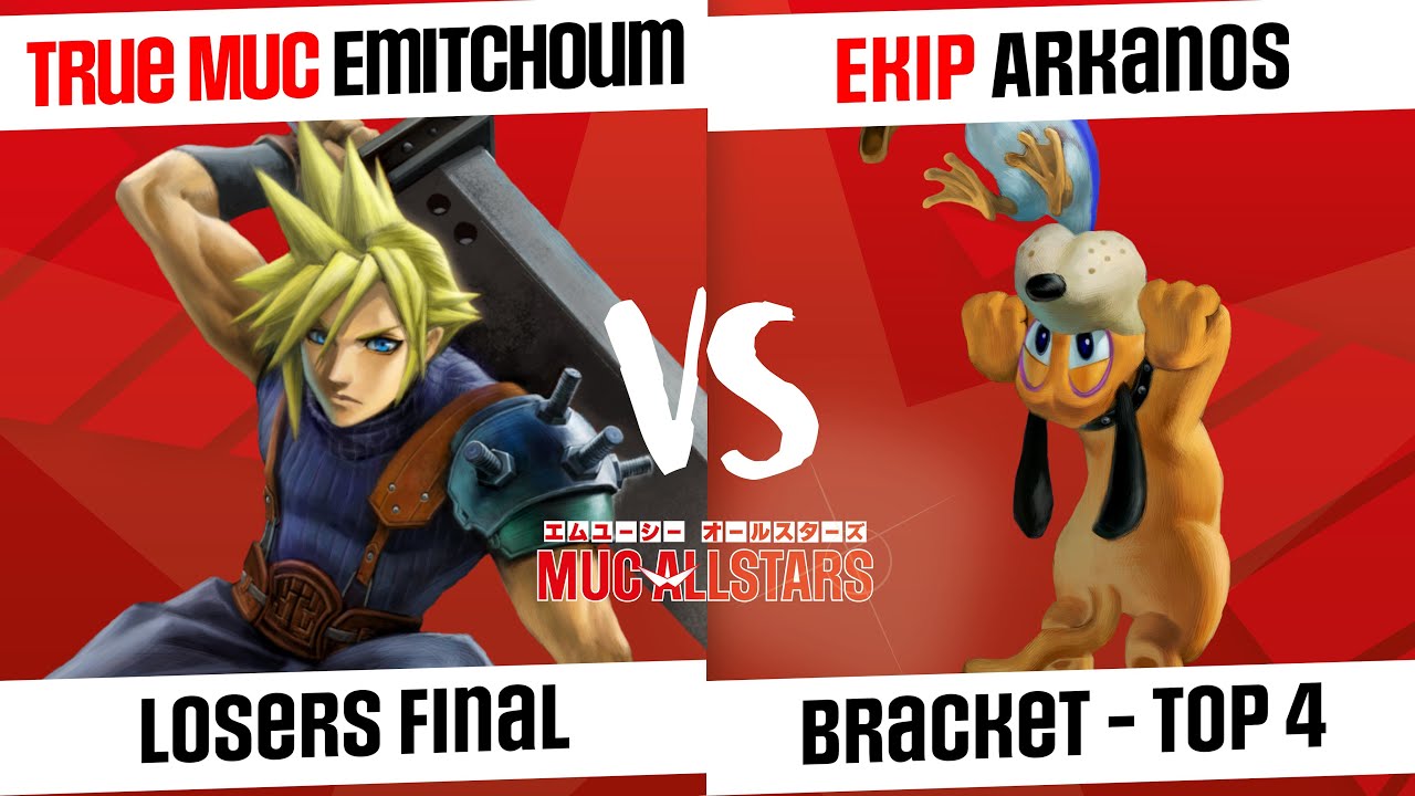 [MUC AllStars #15] Bracket - Top 4 - True MUC | Emitchoum (Cloud) VS Ekip | Arkanos (Duck Hunt)