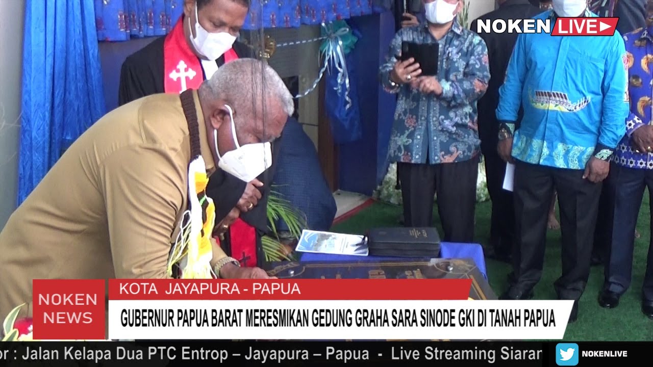 GUBERNUR PAPUA BARAT MERESMIKAN GEDUNG GRAHA SARA SINODE GKI DI TANAH PAPUA