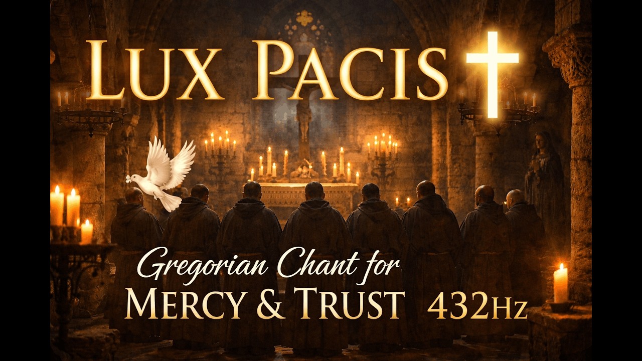 LUX PACIS ✝️ Gregorian Chant in 432Hz for Mercy & Deep Trust in God 🕊️ Heal Anxiety, Sleep in Peace