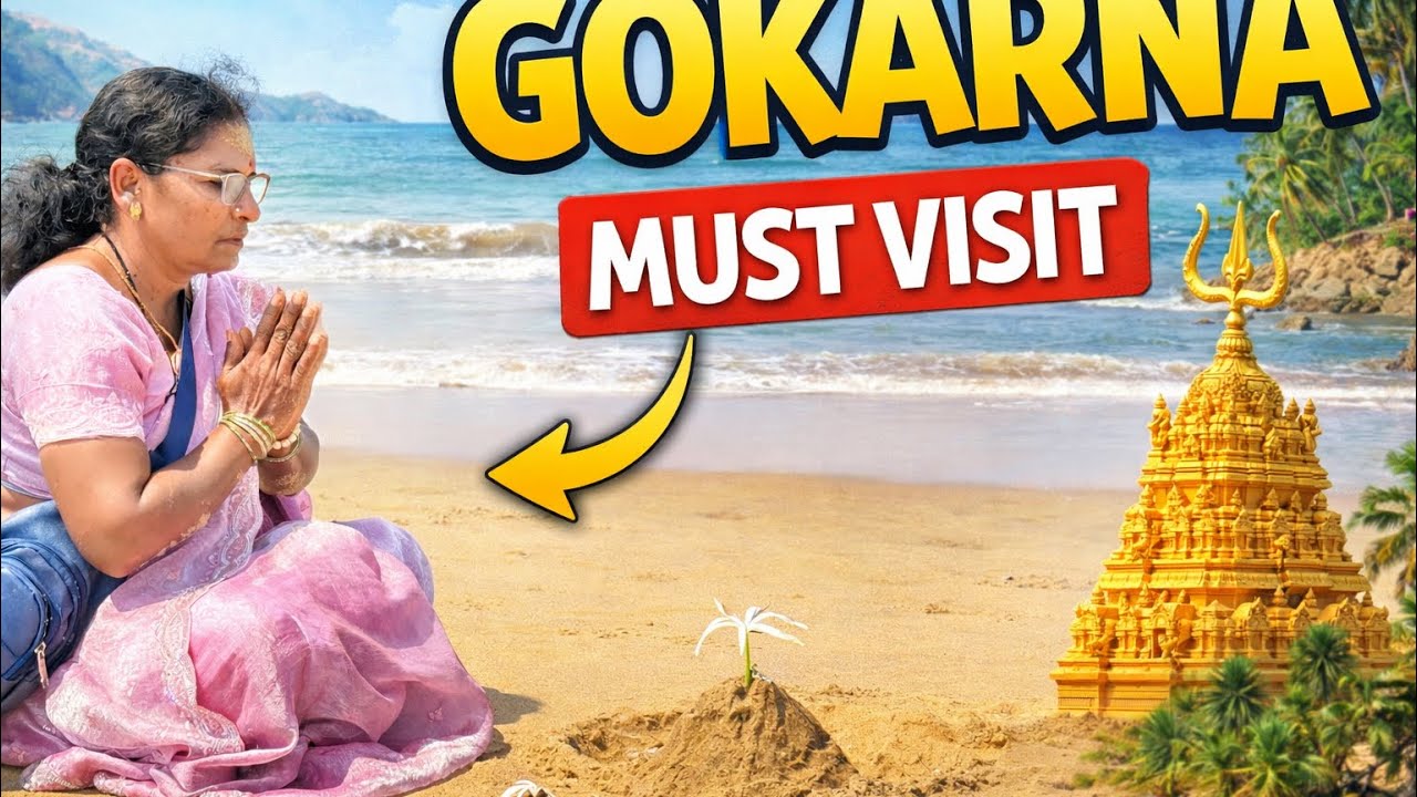 Gokarna Vlog | Peaceful Beaches & Mahadev Blessings 🙏 #travel #india #gokarna a