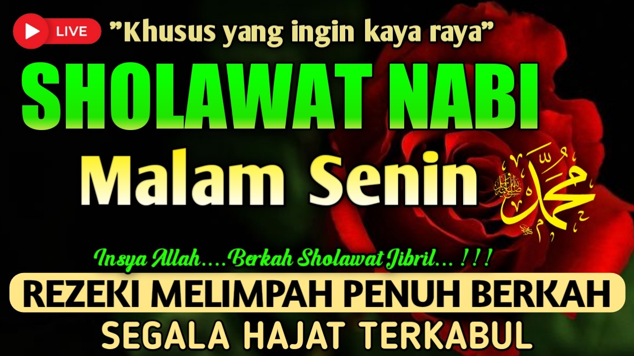SHOLAWAT PENARIK REZEKI PALING DAHSYAT, Sholawat Nabi Muhammad SAW, Sholawat Jibril Merdu Dahsyat !