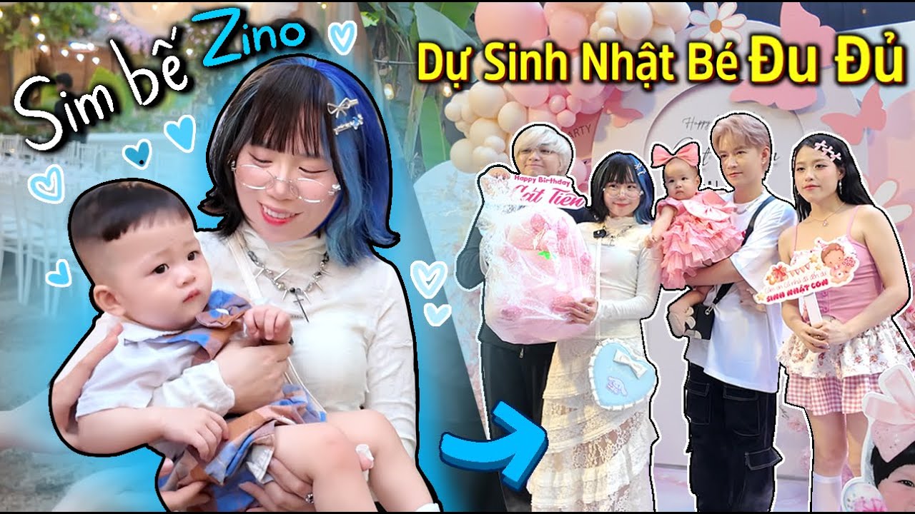 Simmy Bế Bé Zino Tham Gia Sinh Nhật Bé Đu Đủ Cùng SKSP 😘🍀