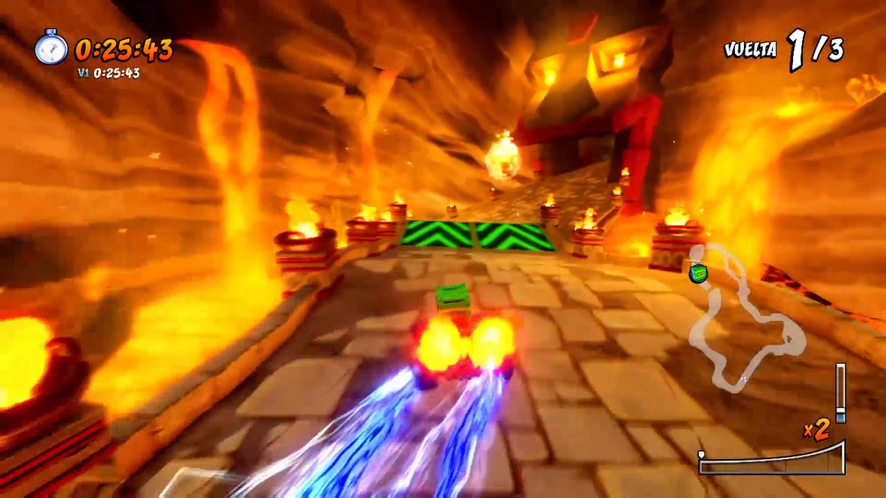 Guía para vencer a los desarrolladores #2 - Cuevas Misteriosas - CTR Nitro Fueled | Nintendo Switch