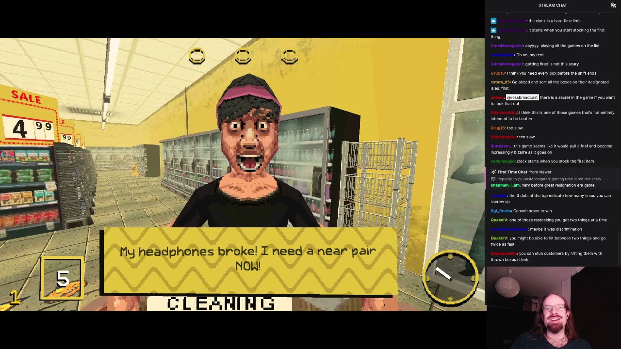 Ross playing Night of the Consumer