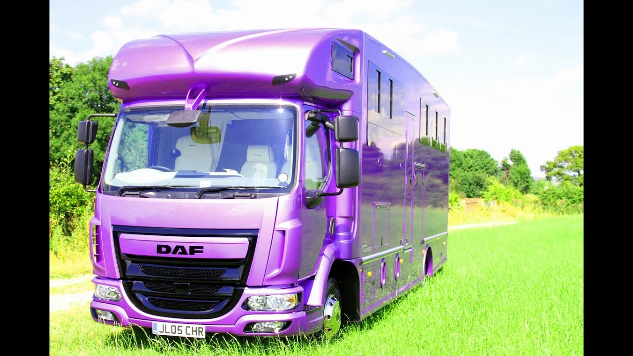 KPH Helios HGV 12 tonne horsebox in metallic pearl purple