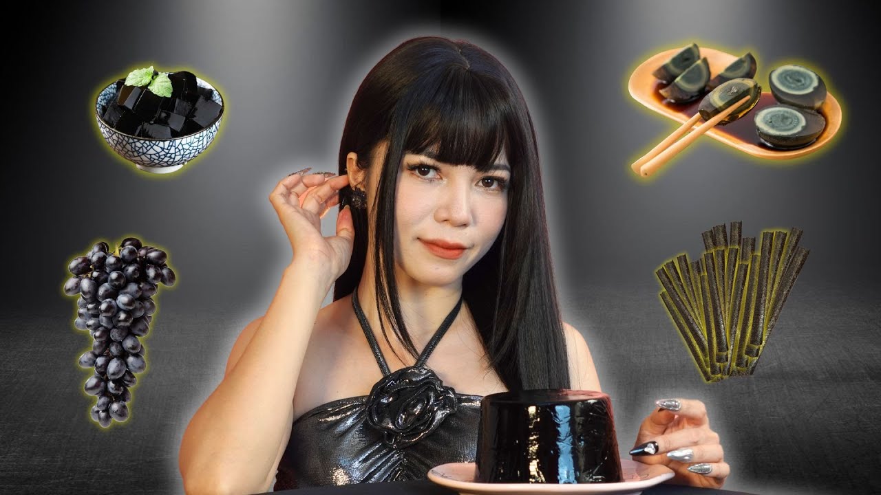 Mukbang những thứ m&agrave;u đen v&agrave; kể chuyện