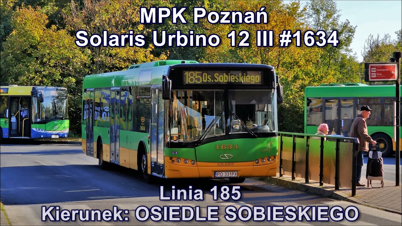 MPK Poznań - Linia 185, Solaris Urbino 12 III #1634